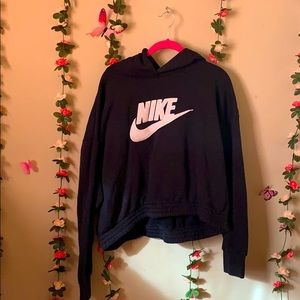BLACK NIKE VELCRO HOODIE
